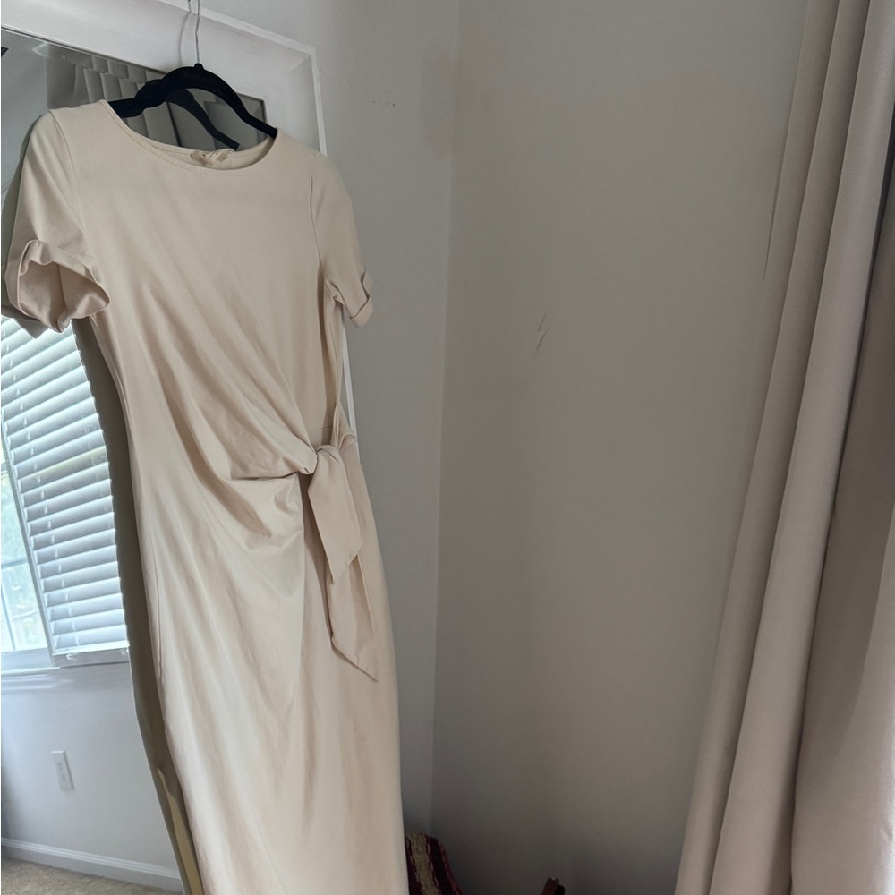 Sezane Pippa Dress Cream - Size S
